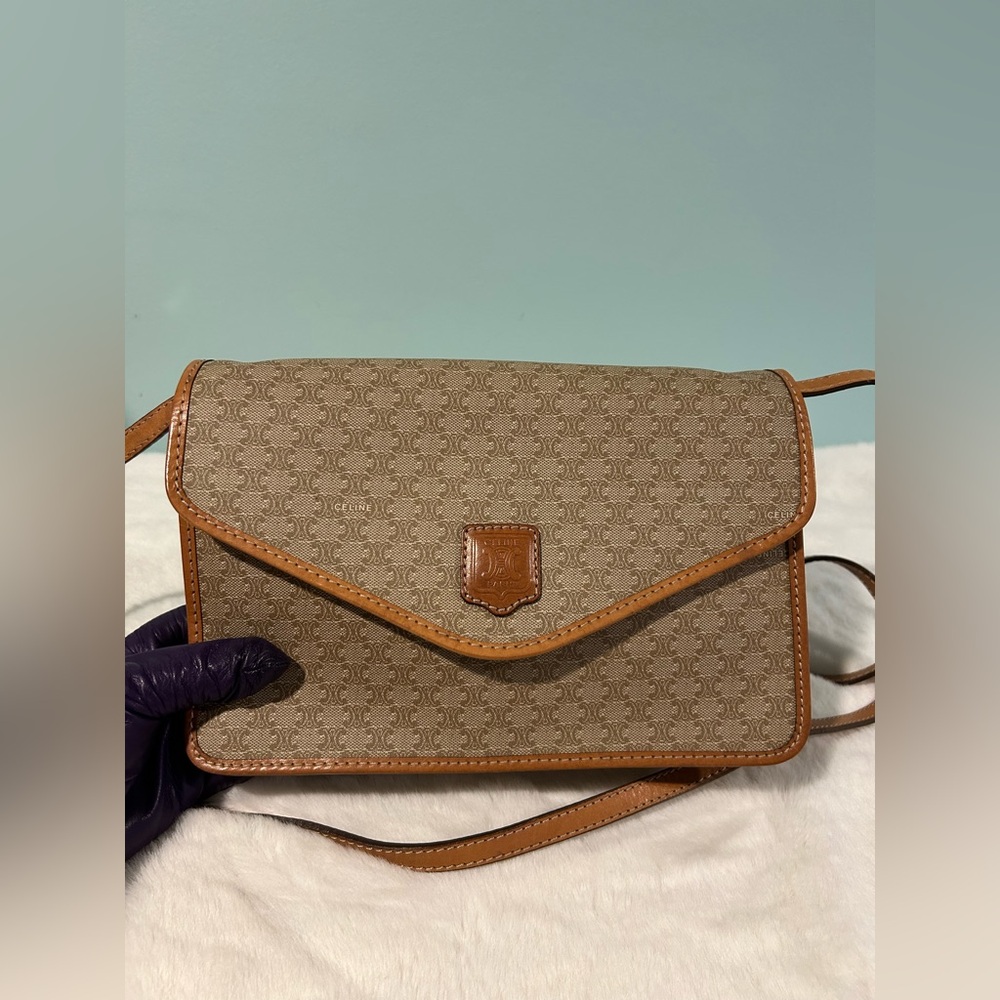 Celine Crossbody Bag with Leather Trim. Great conditon! - Picture 2 of 14